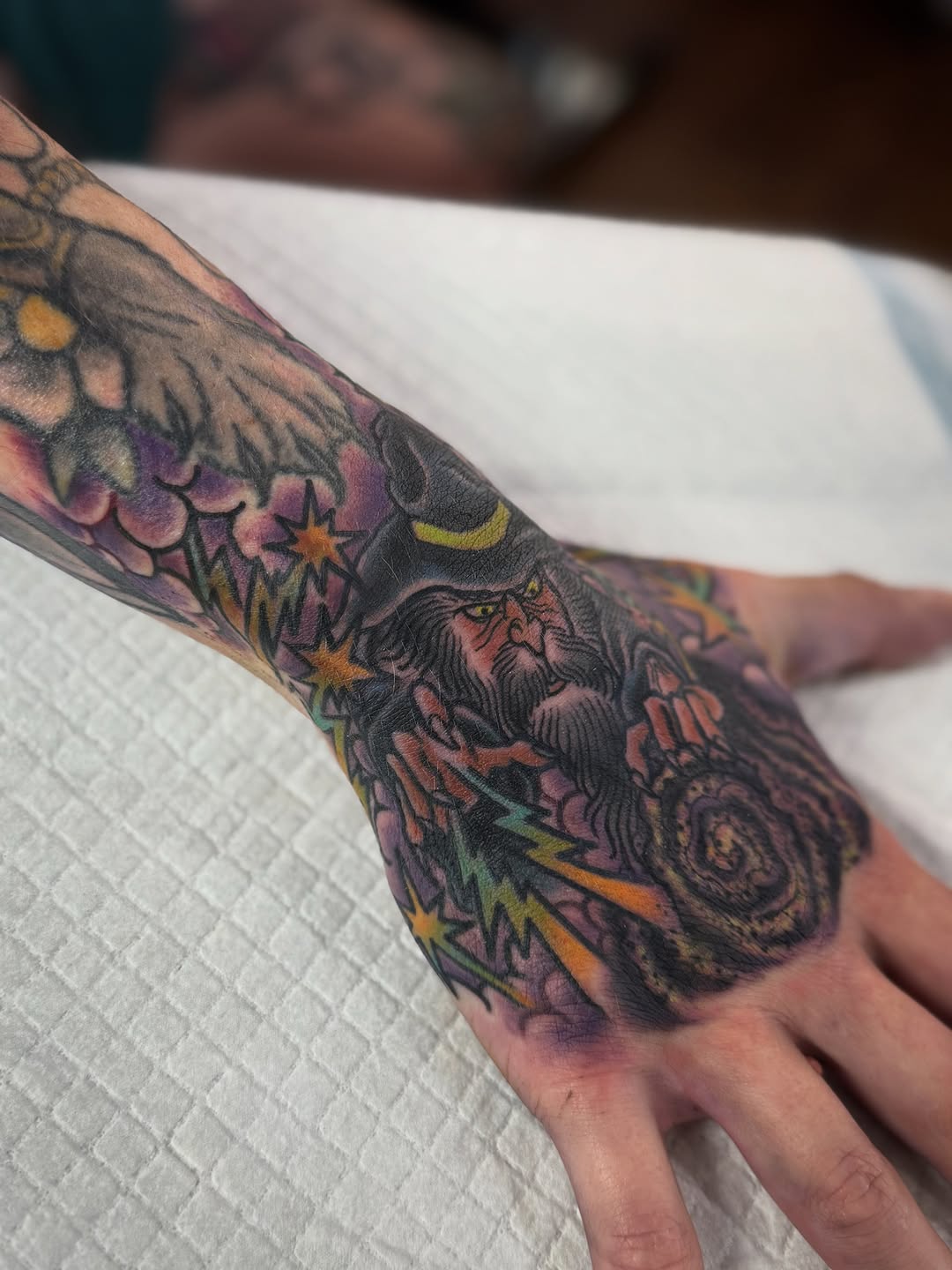Tattoo by @shesarudemisfit — new_school, blackwork