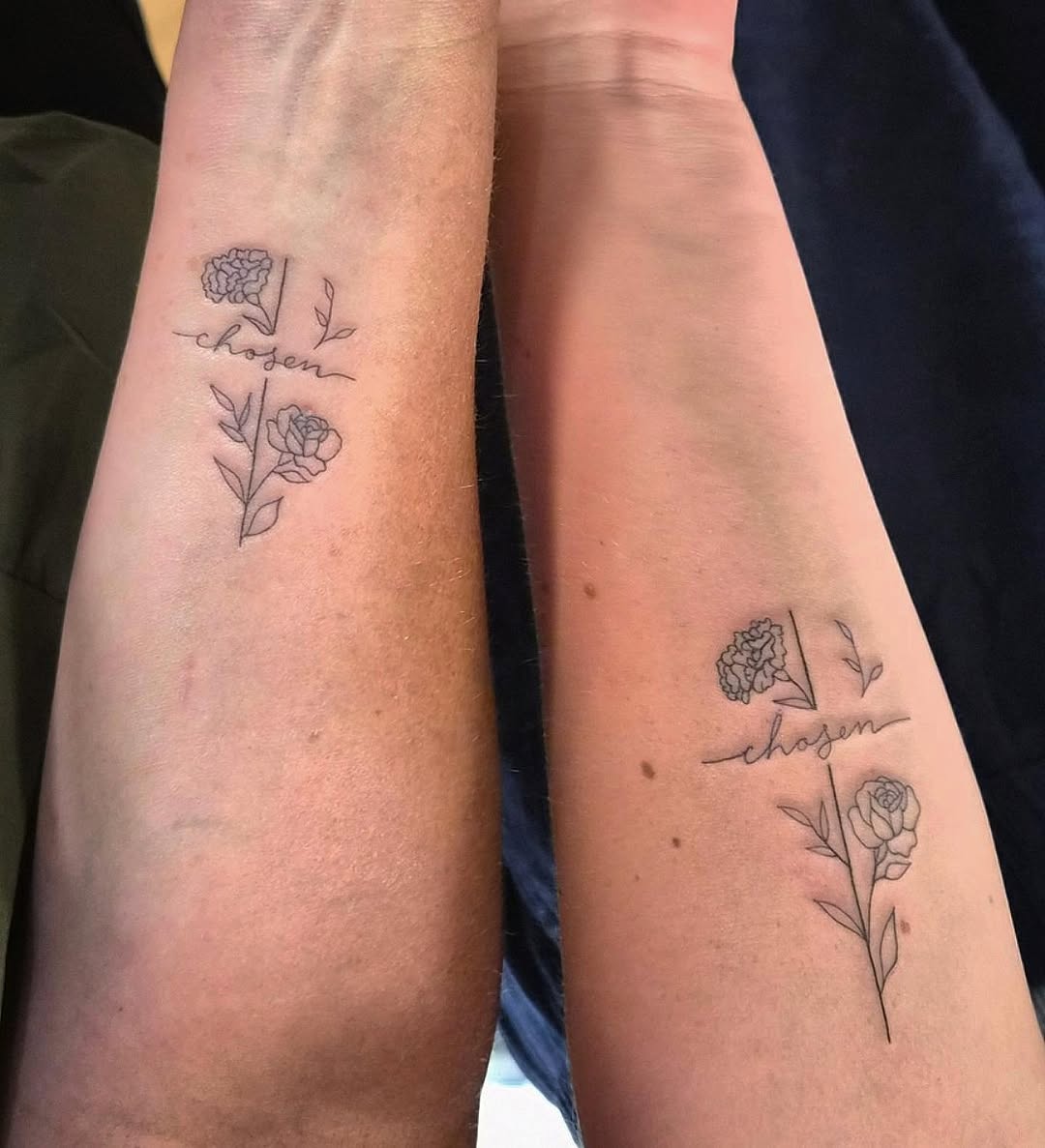 Tattoo by @teresarosetattoos — fine_line, lettering_script
