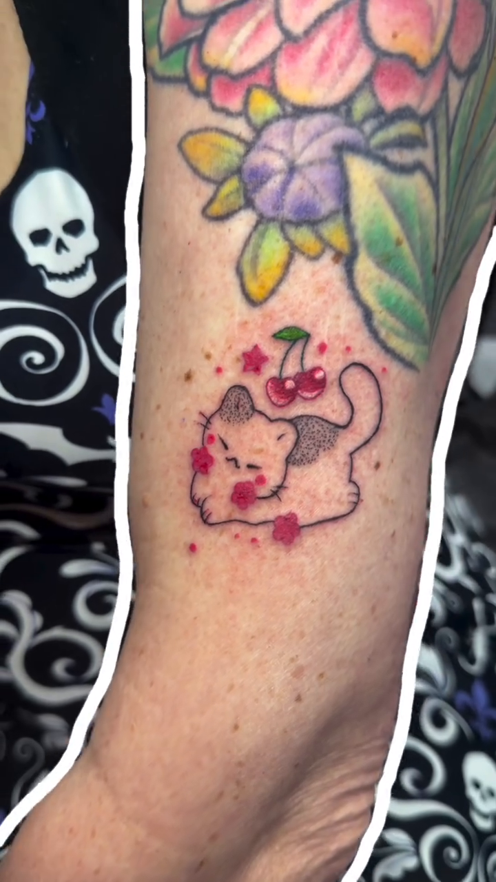 Tattoo by @marla_tattoo โ neo_traditional, anime