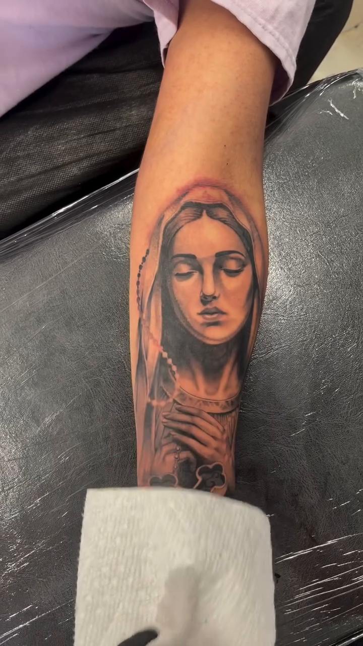 Tattoo by @authentics_nyc — realism, black_and_grey