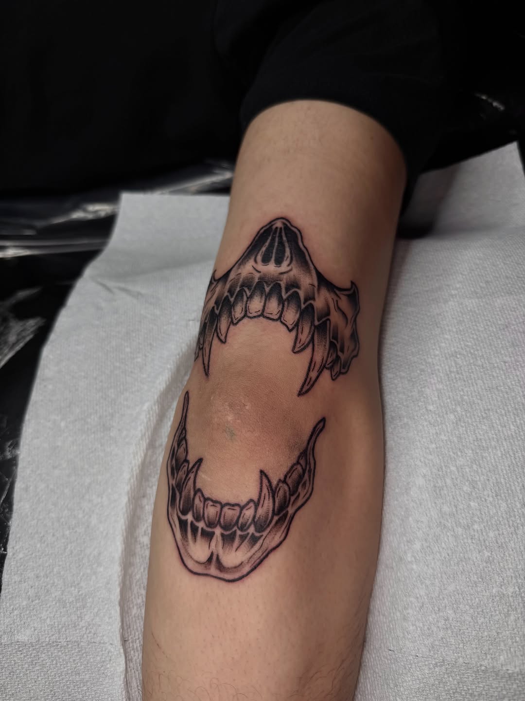 Tattoo by @inkskilla — black_and_grey, realism
