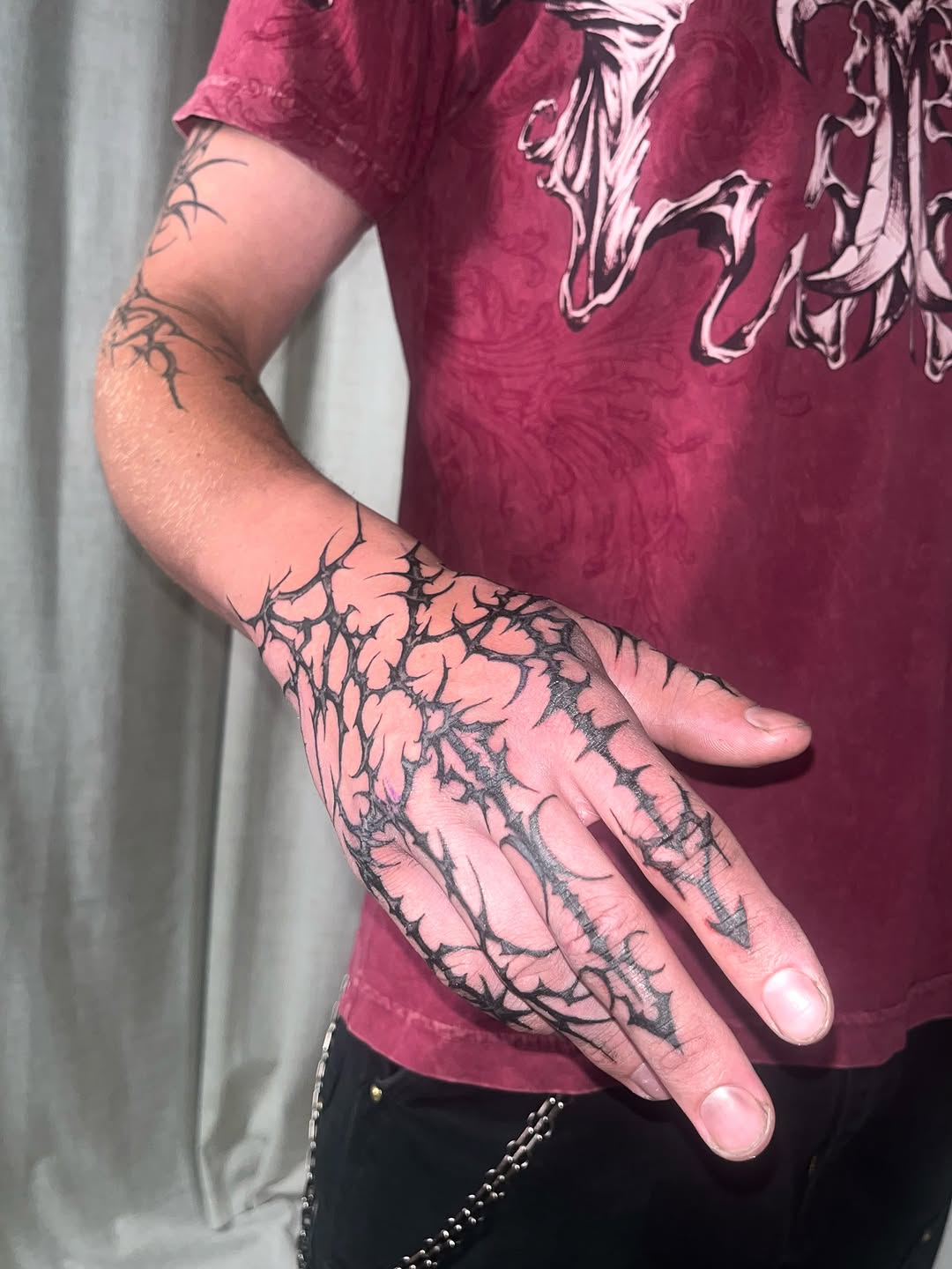 Tattoo by @michelleyoon_ttt — blackwork