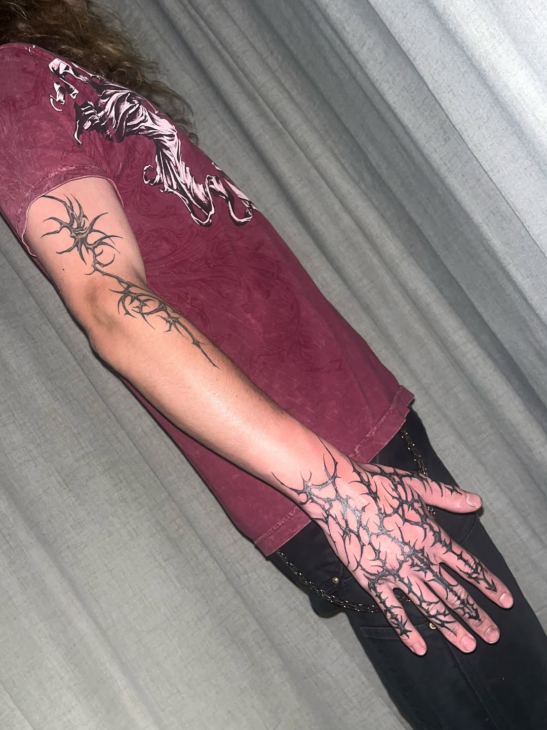 Tattoo by @michelleyoon_ttt — blackwork