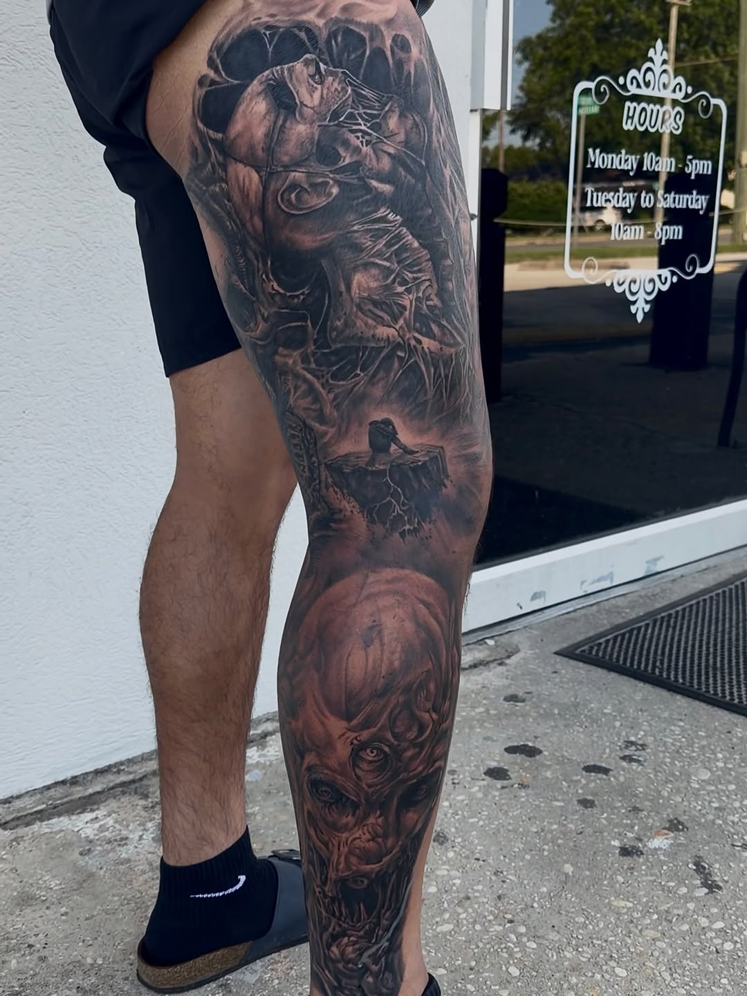 Tattoo by @guzman_tattoo_ — realism, dark_realism