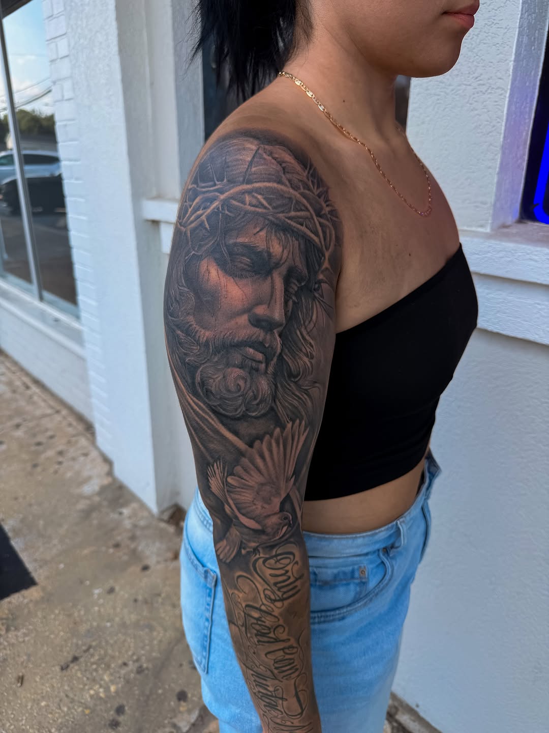 Tattoo by @guzman_tattoo_ — realism, black_and_grey