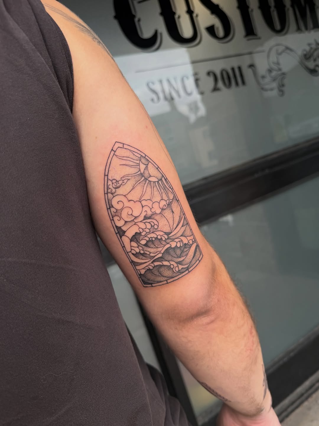 Tattoo by @doingadraw โ dotwork, black_and_grey