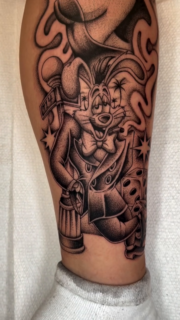 Tattoo by @jesus_pieces_ — black_and_grey, realism