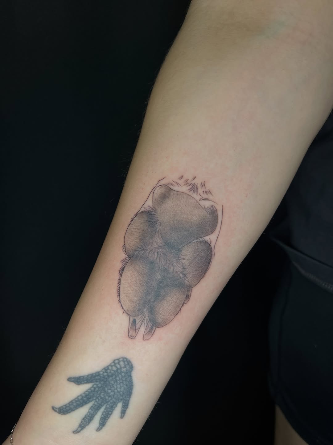 Tattoo by @tofudoestattoos — realism, black_and_grey