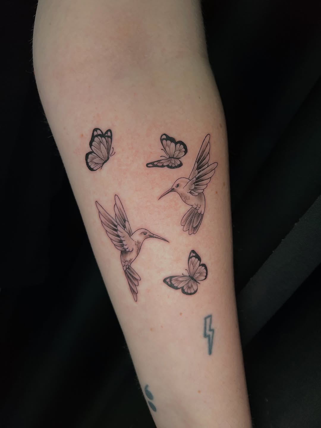 Tattoo by @tofudoestattoos — fine_line, black_and_grey