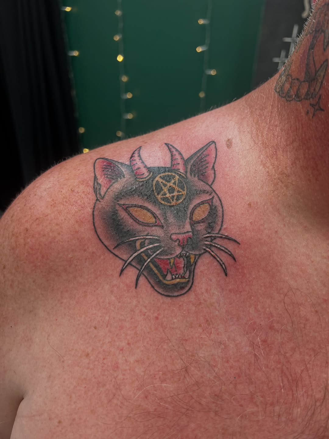 Tattoo by @tofudoestattoos — american_traditional, blackwork