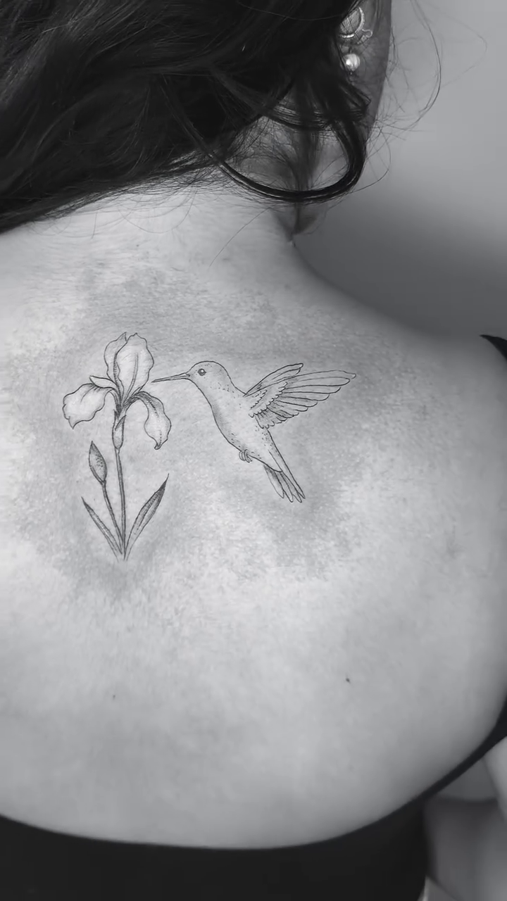 Tattoo by @kate.holly.inks — fine_line, black_and_grey