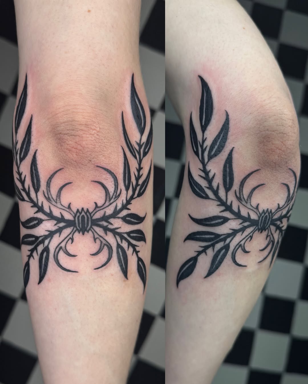 Tattoo by @notsik.inks — blackwork
