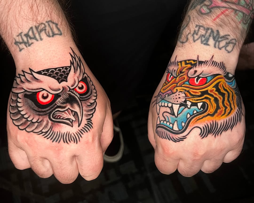 Tattoo by @curtbaer — american_traditional, neo_traditional