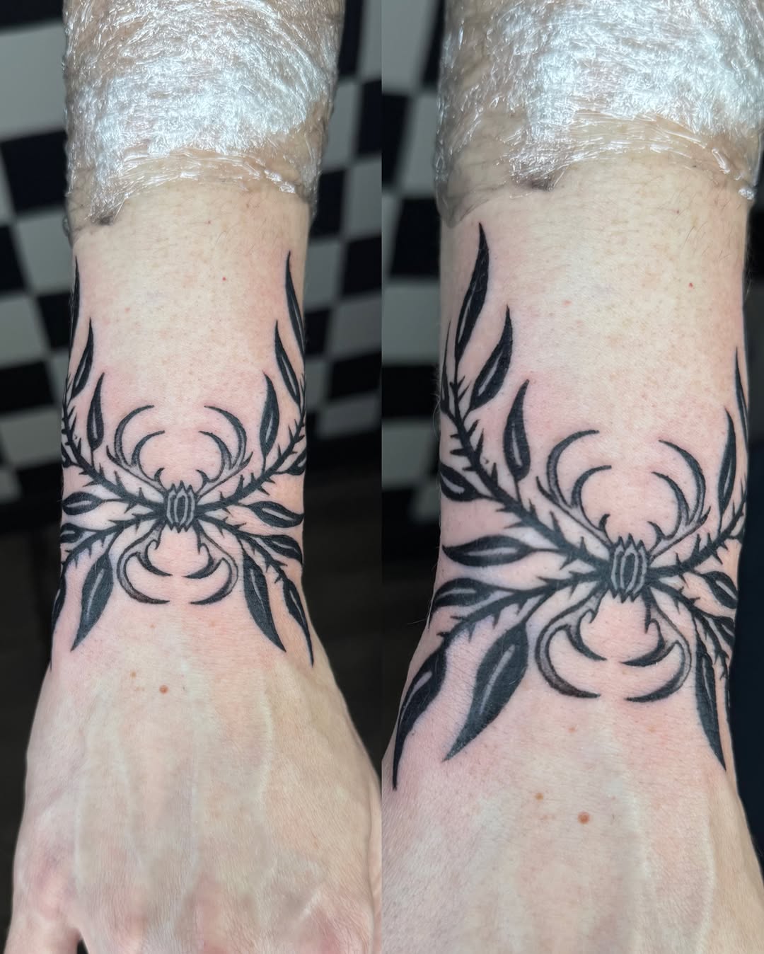 Tattoo by @notsik.inks — blackwork, ornamental