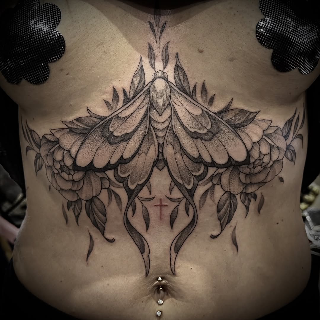 Tattoo by @dan_logan_tattoo — black_and_grey, dotwork