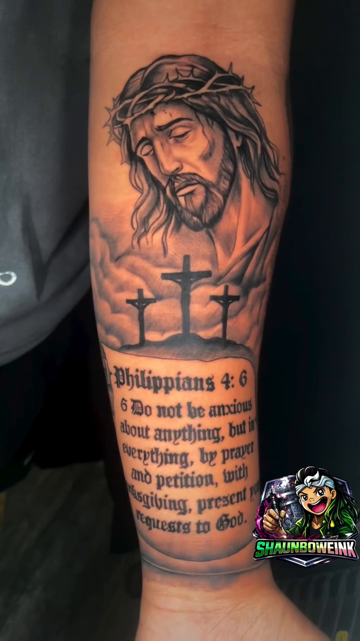 Tattoo by @shaunboweink — black_and_grey, realism