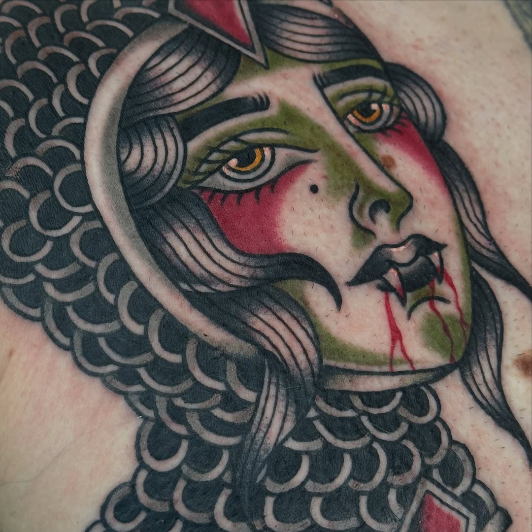 Tattoo by @tattoosbykenzielee β neo_traditional, black_and_grey