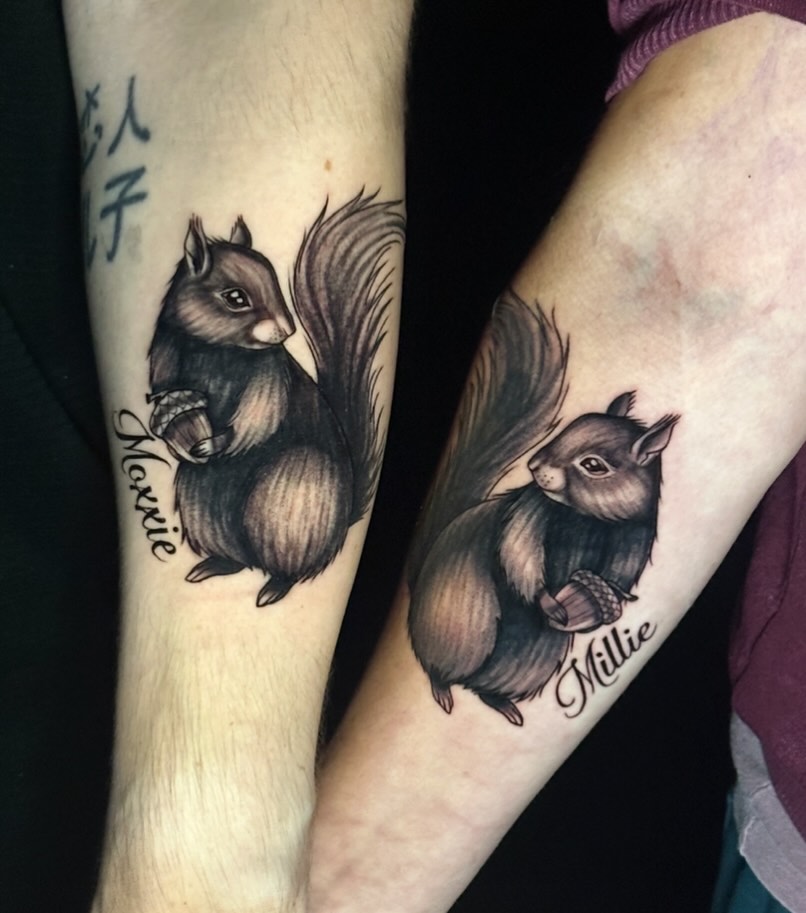 Tattoo by @stabbed.by.kai — realism, black_and_grey