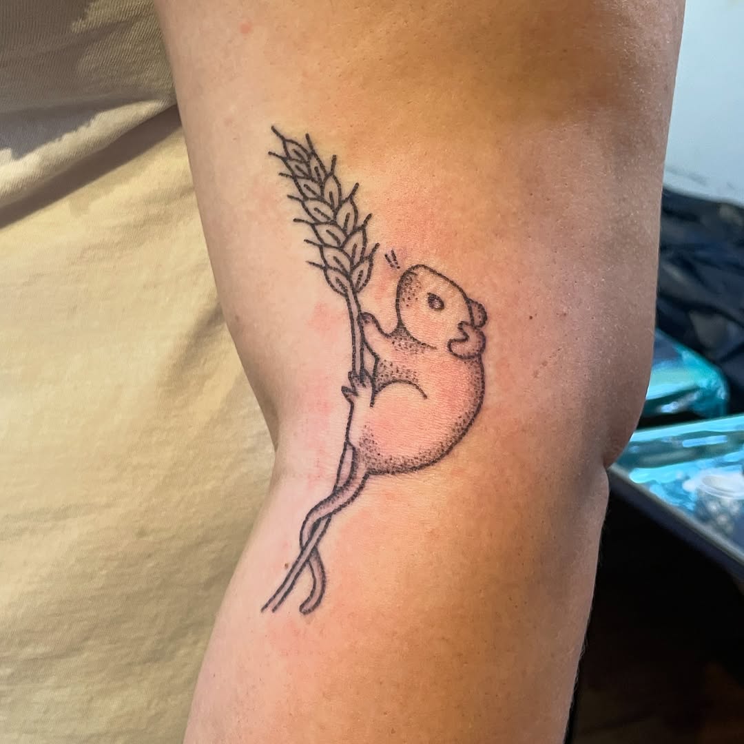Tattoo by @roepoke — dotwork, fine_line