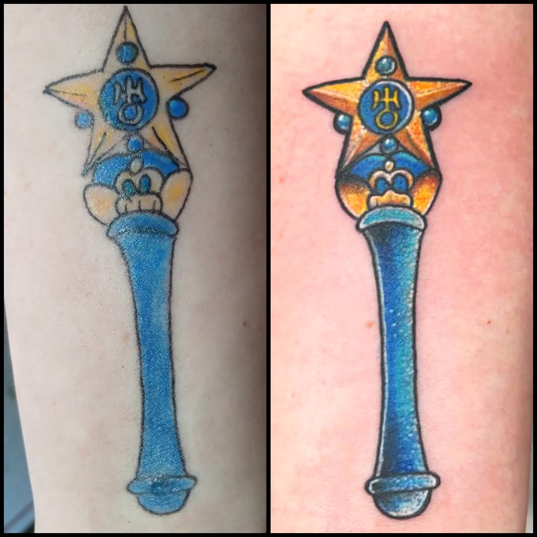 Tattoo by @neotrashace — anime