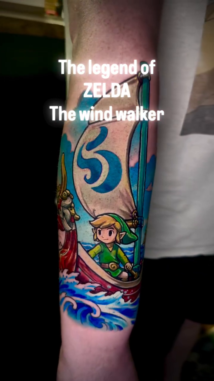 Tattoo by @tyty_tattoos — anime, new_school