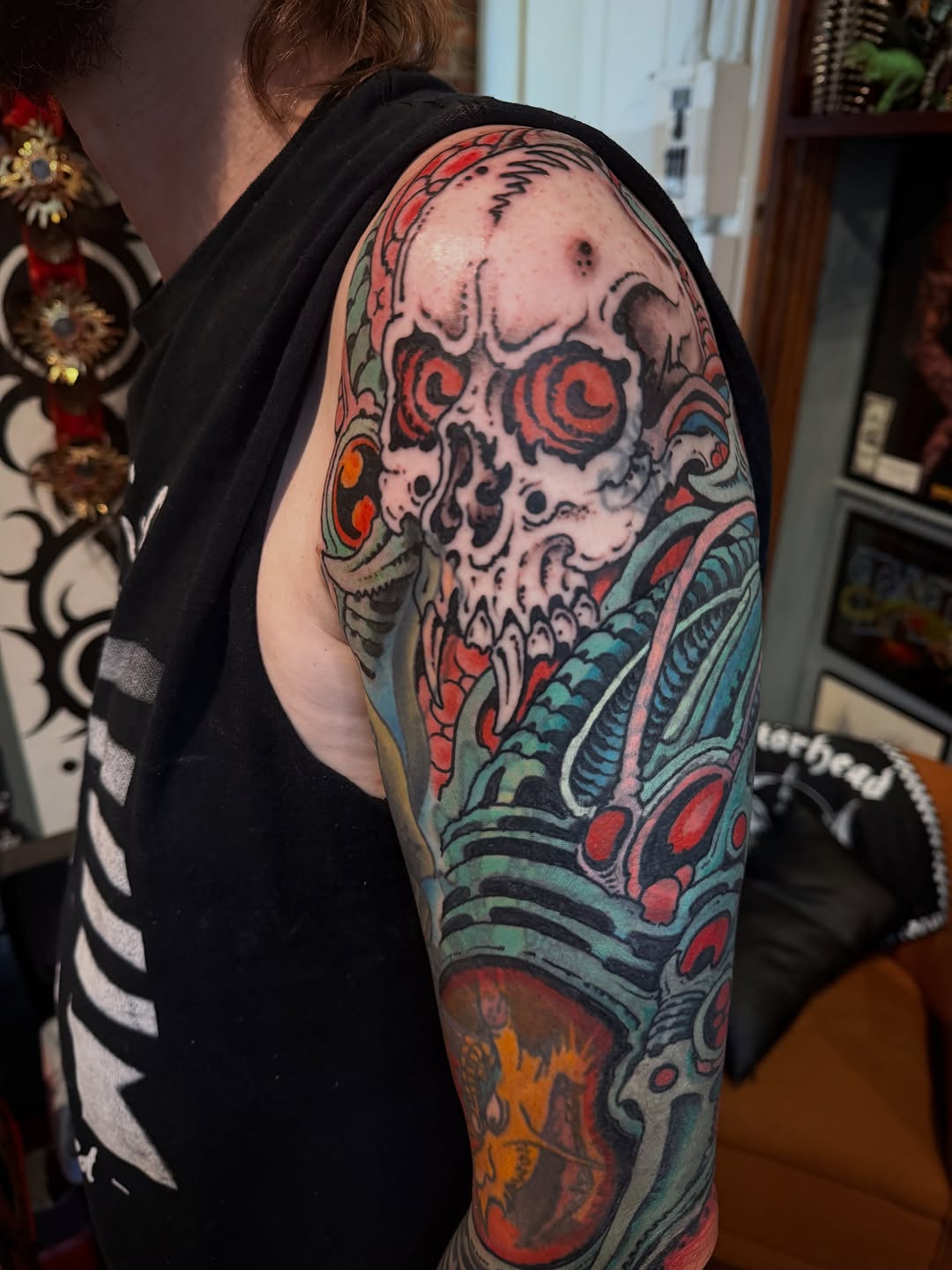 Tattoo by @zacblevins — dark_realism, trash_polka