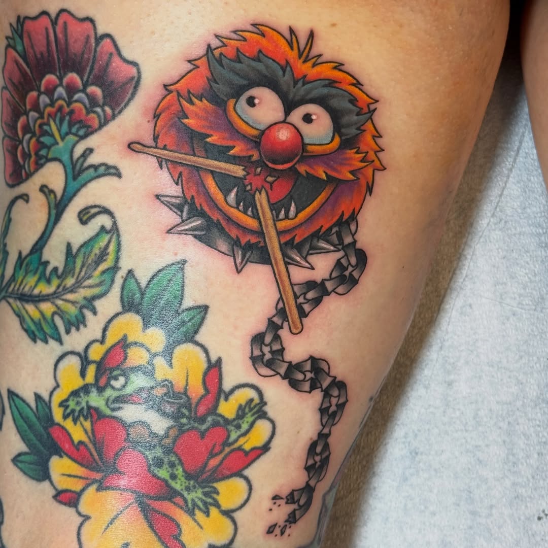 Tattoo by @inkyfruits โ new_school, american_traditional