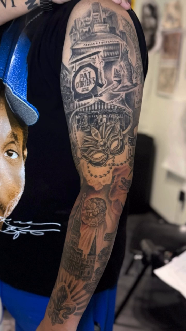 Tattoo by @vonmactattoos — black_and_grey, realism