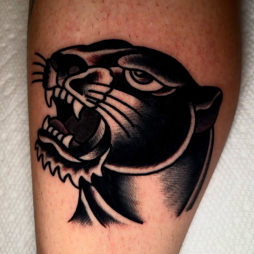 Tattoo by @isantotattoo — american_traditional, black_and_grey