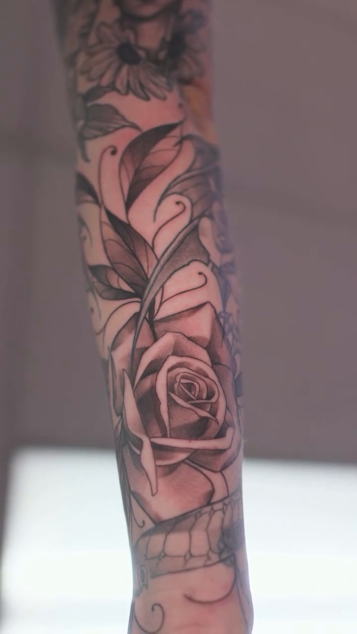 Tattoo by @obsidianinkstudio — black_and_grey, realism