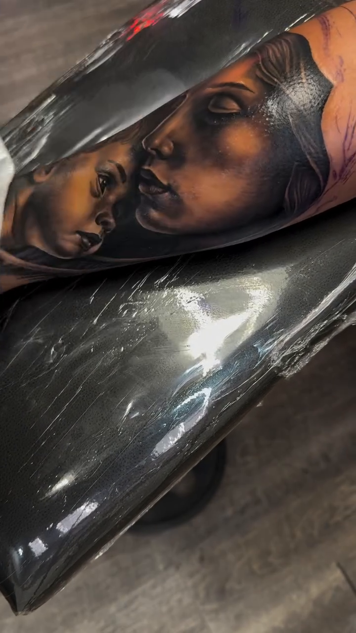Tattoo by @kiquetatts — realism, black_and_grey