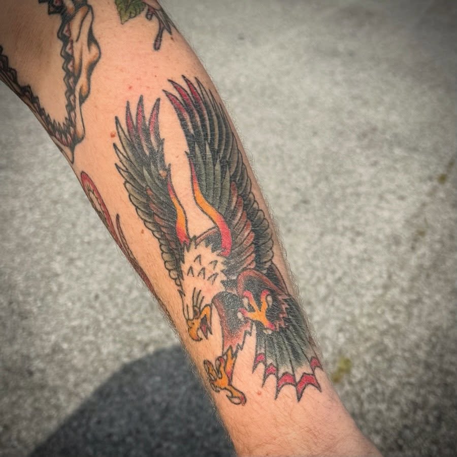 Tattoo by @pokeyvixen — american_traditional