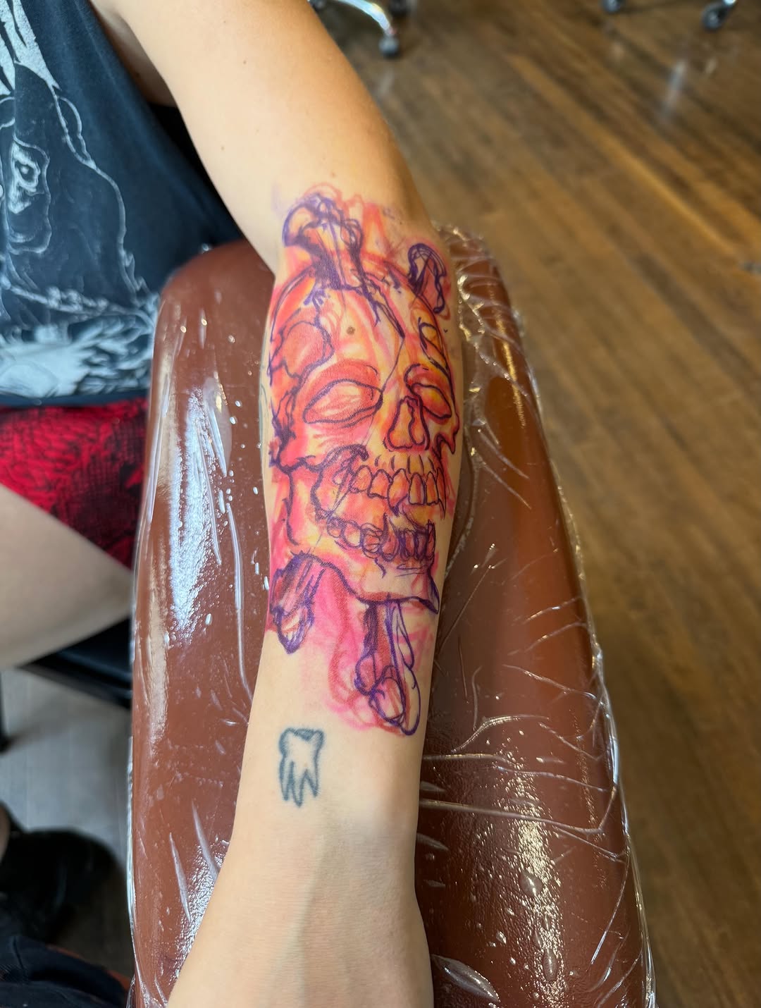 Tattoo by @crookedrain_crookedrain โ trash_polka