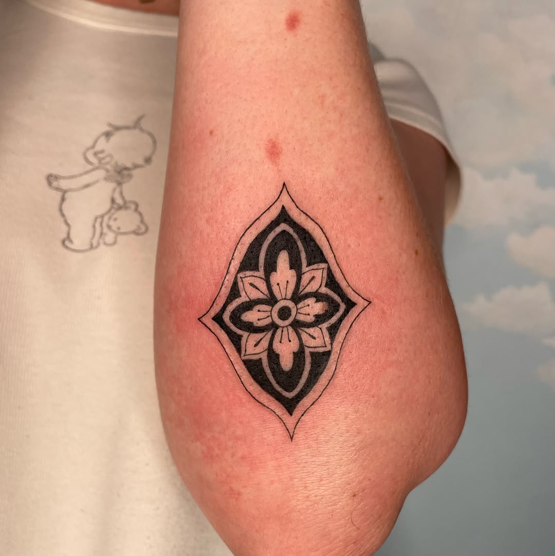 Tattoo by @mayagoo.tattoo β geometric, ornamental