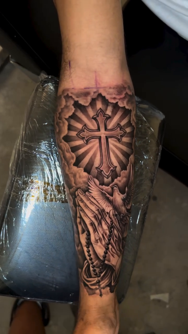 Tattoo by @inkedbyimarea — black_and_grey, realism