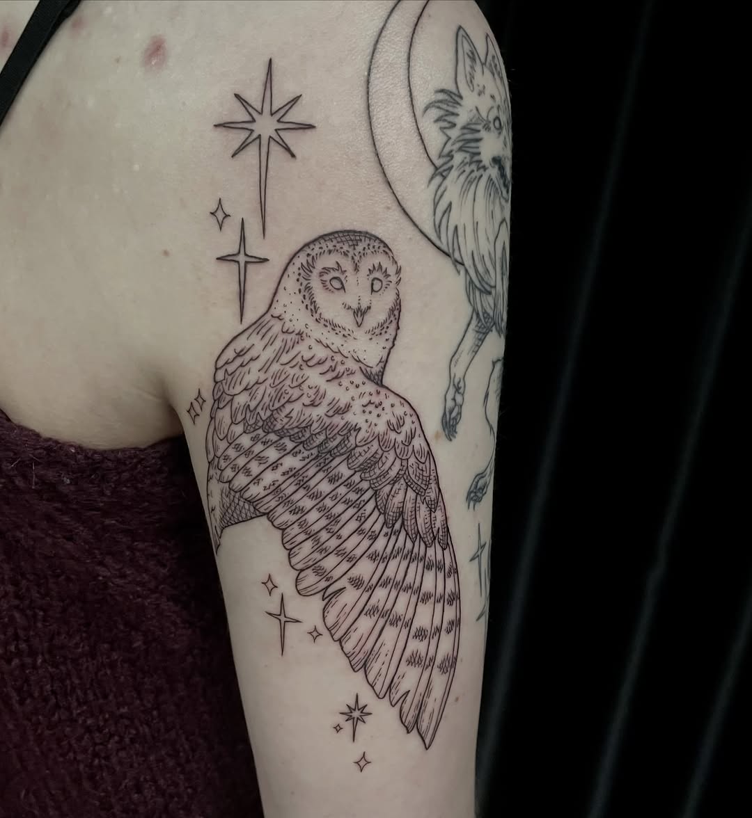 Tattoo by @nosferobtu.tattoo — fine_line, illustrative