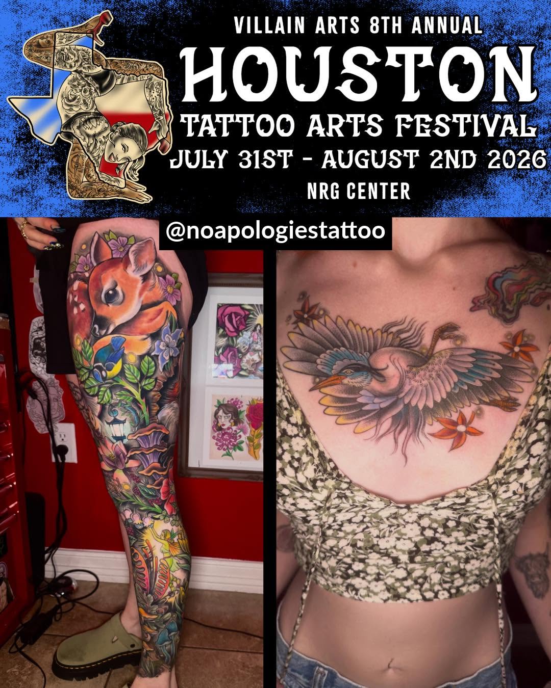 Tattoo by @noapologiestattoo — realism, neo_traditional