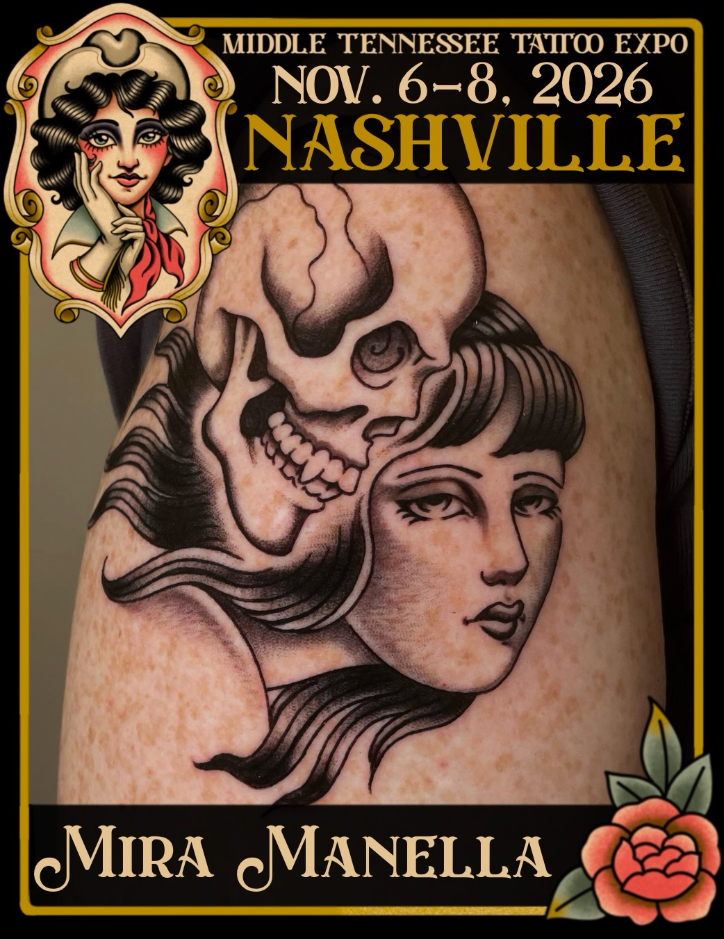Tattoo by @miramtattoo — american_traditional, black_and_grey