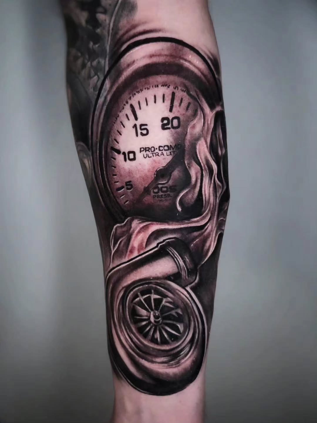 Tattoo by @victor_hatch_tattoos — realism, black_and_grey