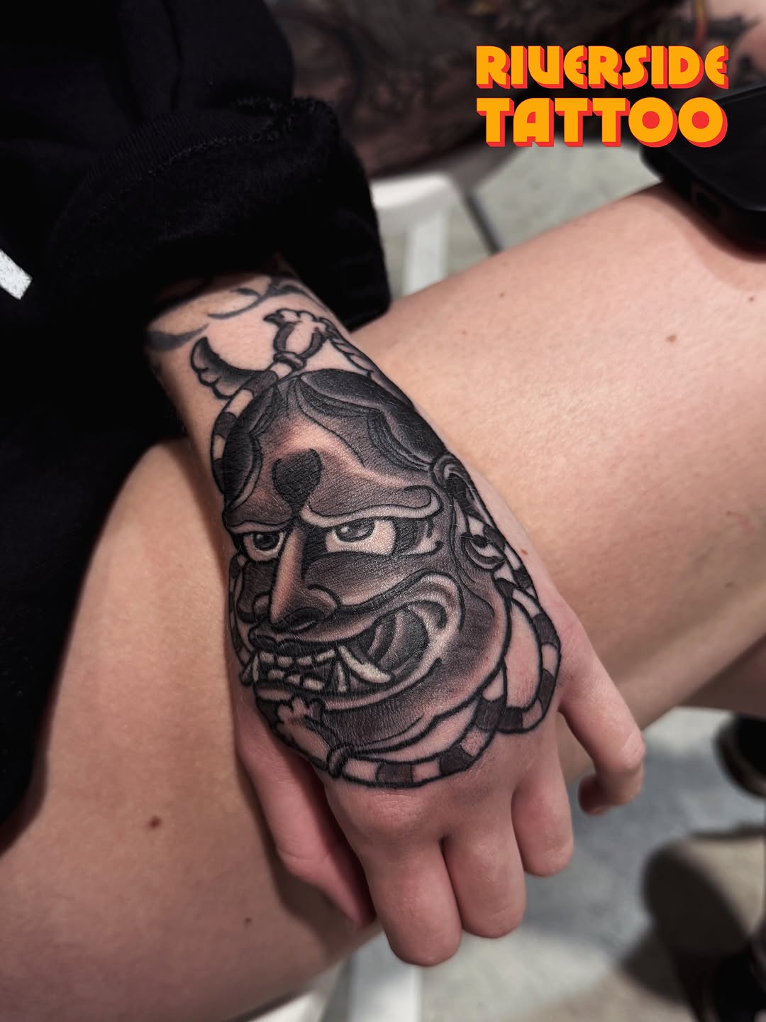 Tattoo by @shawzyriverside — japanese_irezumi, black_and_grey