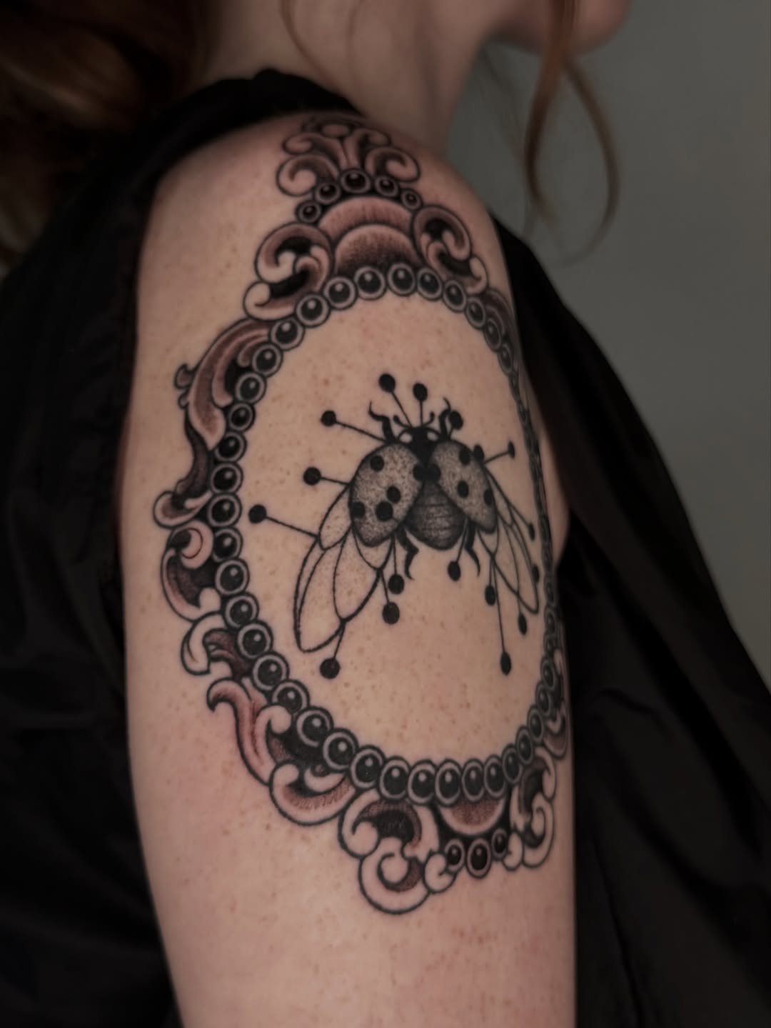 Tattoo by @ofcourseithurts — black_and_grey, ornamental