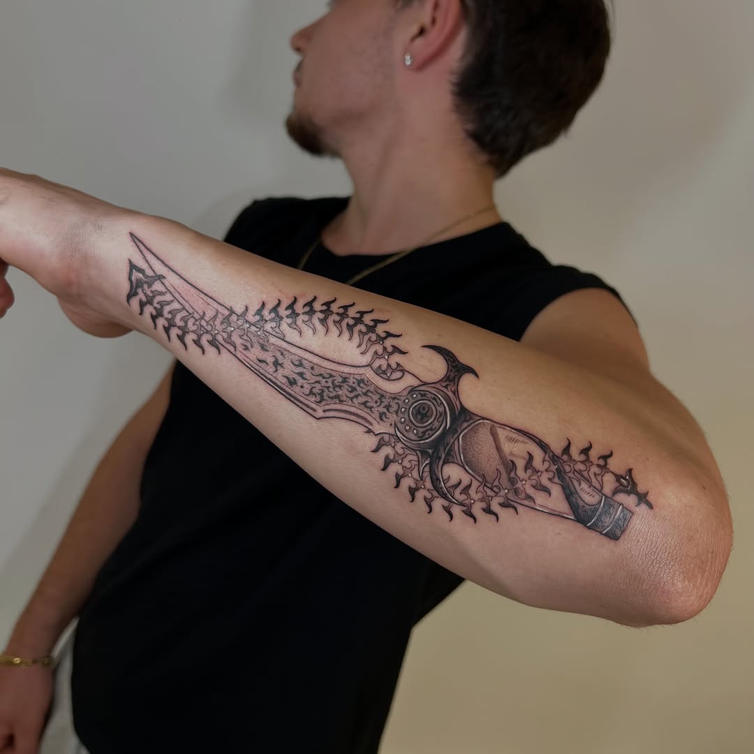 Tattoo by @soppa_tattoo — black_and_grey, dark_realism