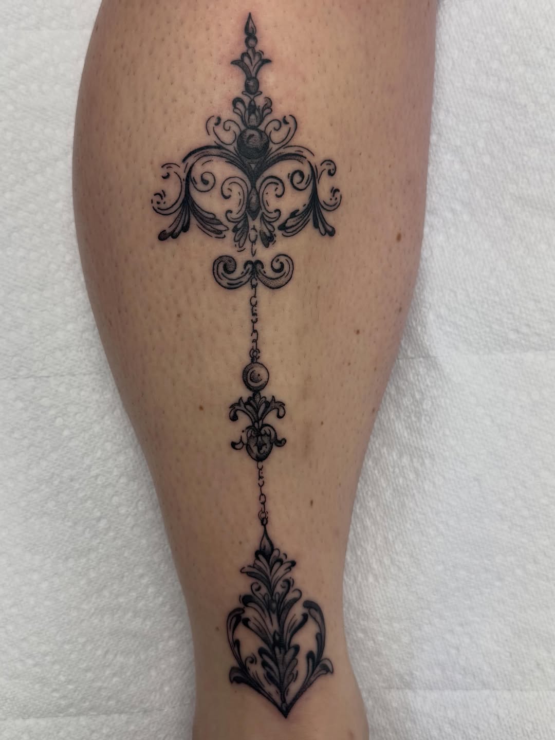 Tattoo by @tattedbycamryn — ornamental, black_and_grey
