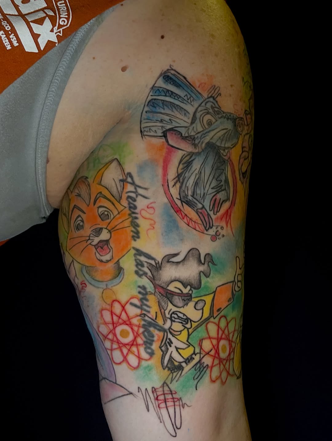 Tattoo by @tat2garrett — new_school, watercolor