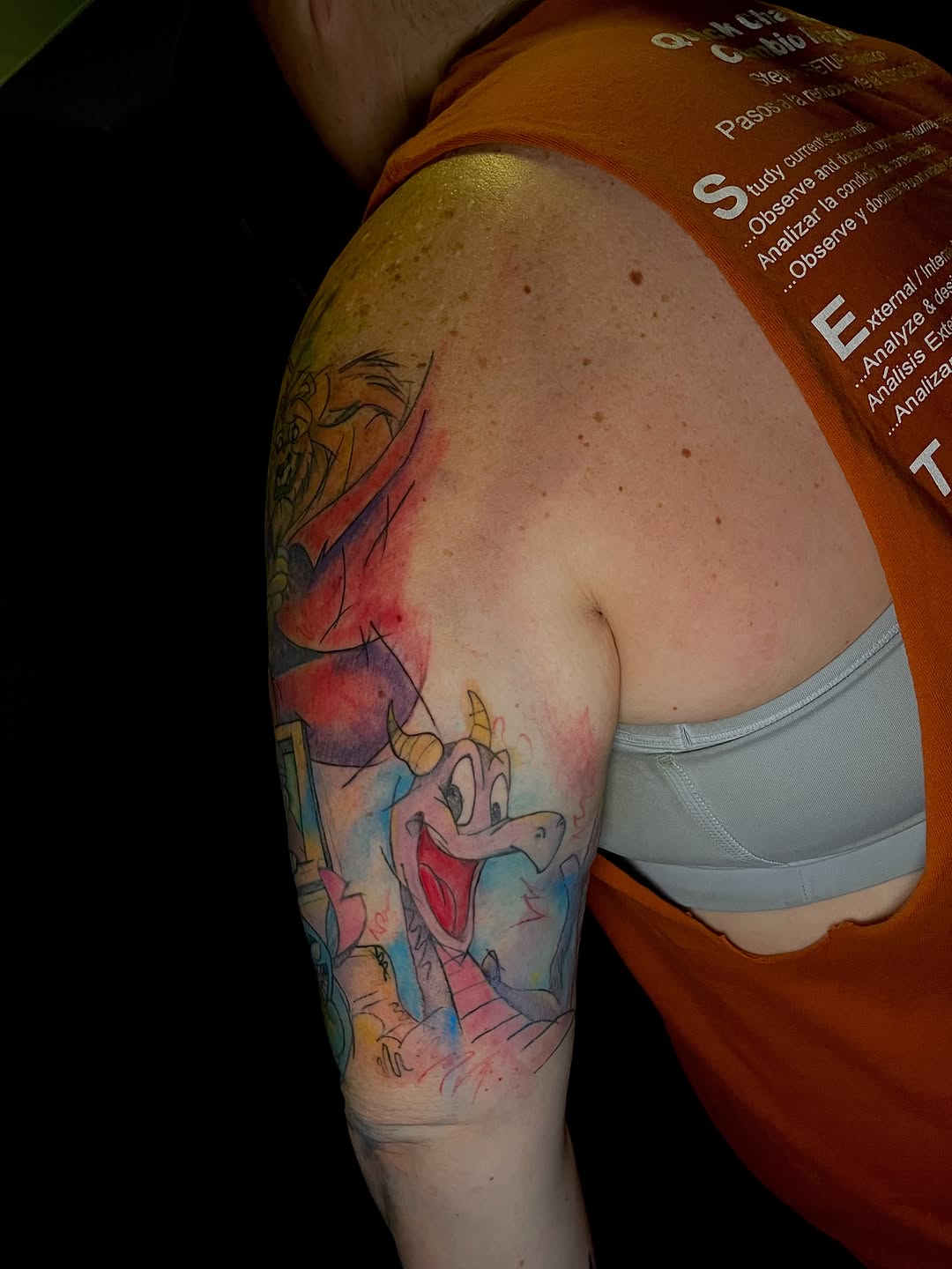 Tattoo by @tat2garrett — new_school, watercolor
