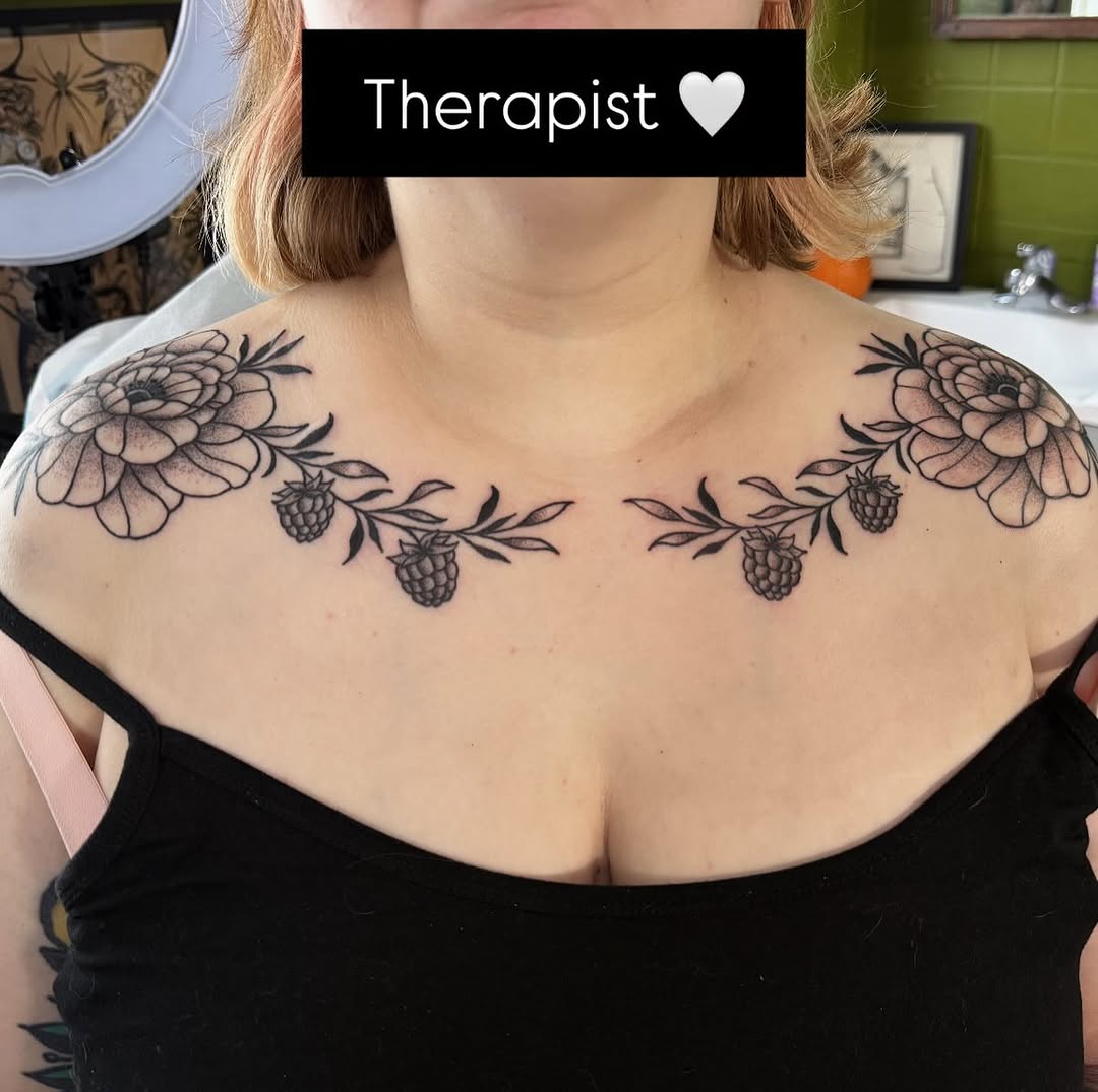 Tattoo by @caseybashertattoos — fine_line, black_and_grey