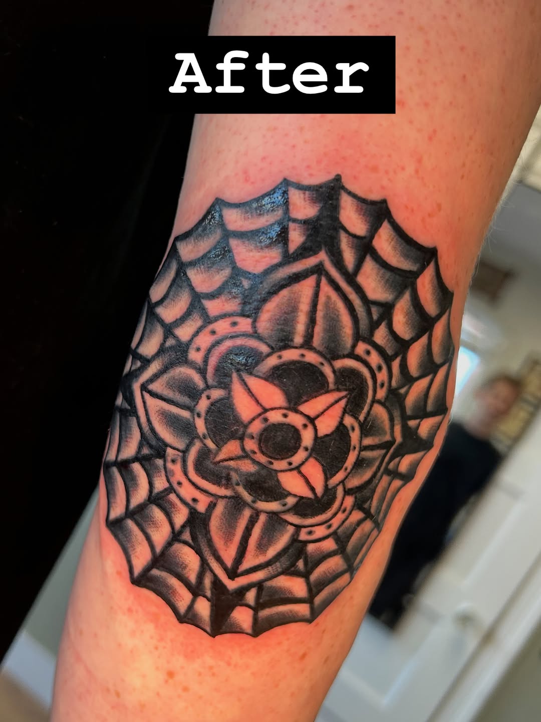 Tattoo by @elijah.breon — black_and_grey, geometric