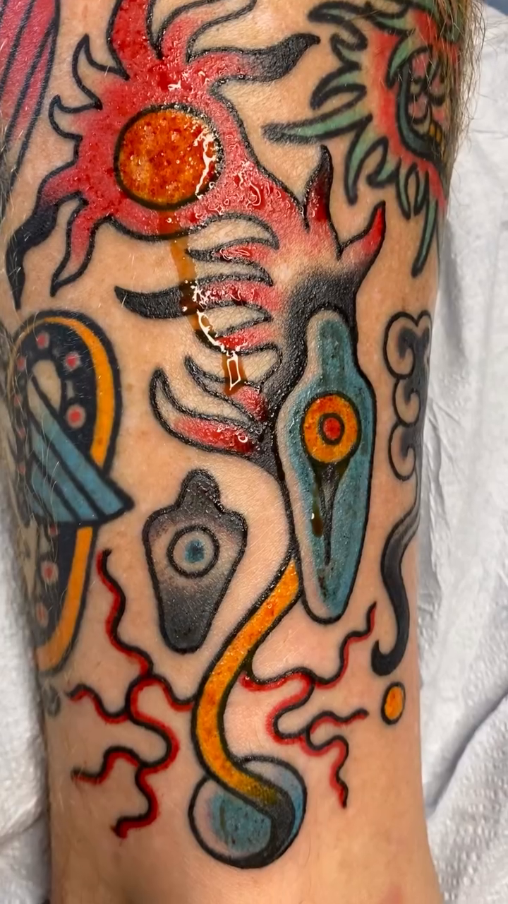 Tattoo by @seektheroots โ neo_traditional, illustrative