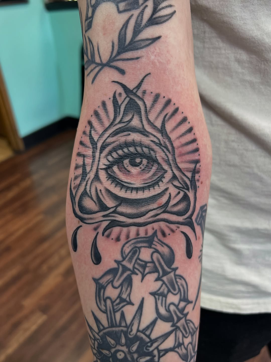 Tattoo by @mattecoletattoo — american_traditional, black_and_grey