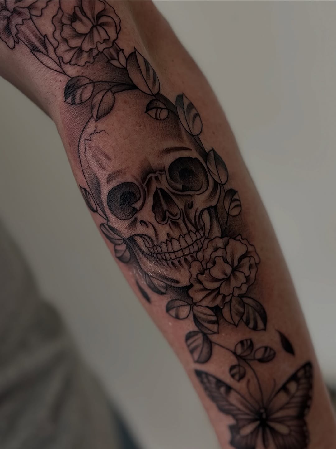 Tattoo by @paigelee.ann — black_and_grey, realism